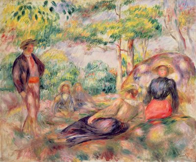 Studie voor picknick, c.1893 door Pierre Auguste Renoir